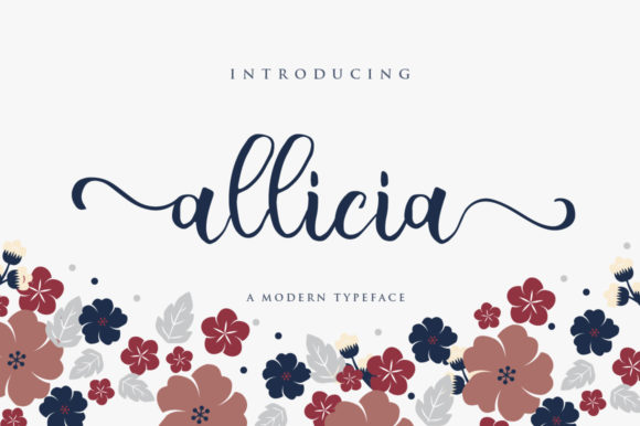 Allicia: A Delicate Font for Web Design