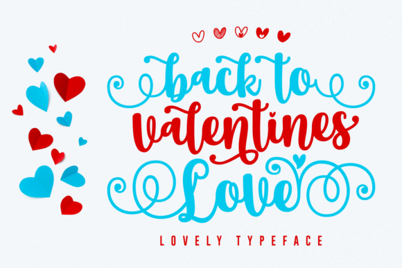 Back to Valentine Love Font for Digital Projects