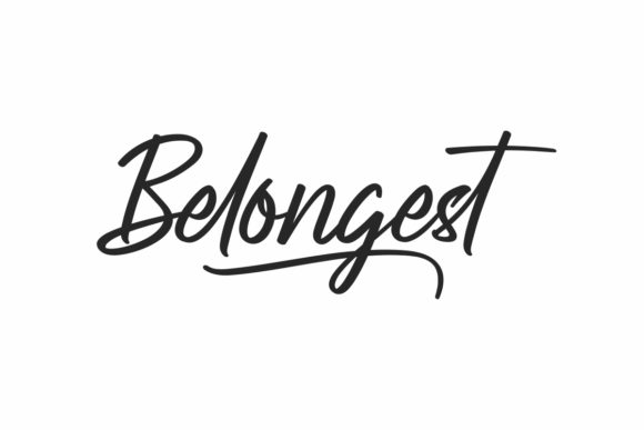 Belongest: A Graceful Font for Handmade Creations