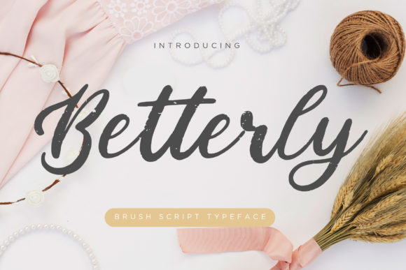 Betterly: A Handwritten Font for Editorial Design