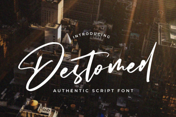 Destomed: A Casual Handwritten Font for Modern Branding