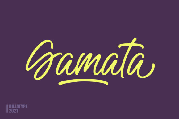 Enhance Your Editorial Design with the Gamata Handwritten Font