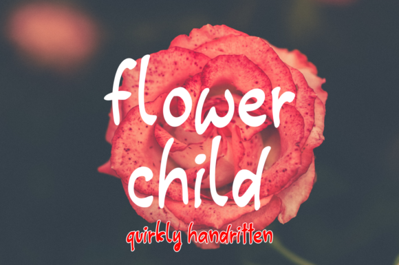 Flower Child: A Trendy Font for Handmade Creations