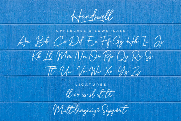 Handswell: A Handwritten Font for Elegant Editorial Design