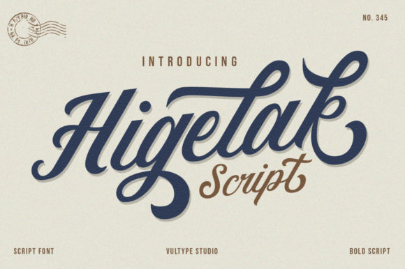 Higelak: A Handwritten Font for Editorial Elegance