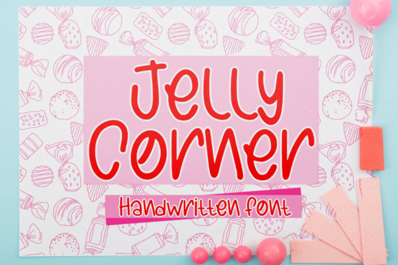 Jelly Corner: A Handwritten Font for Creative Makers