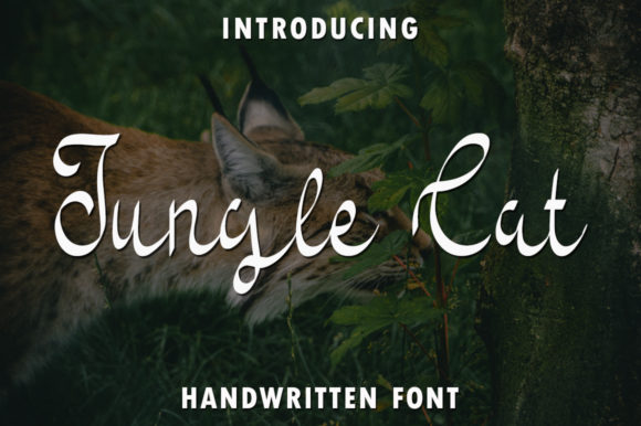 Jungle Cat: A Handwritten Font for Creative Makers
