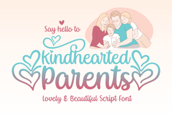 Kindhearted Parents Font for Web Design Projects