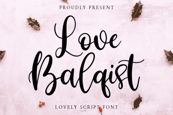 Love Balqist Font for Modern Branding and Design