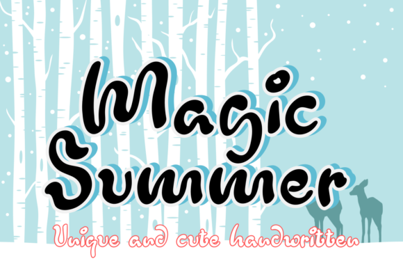 Magic Summer Font for Eye-Catching Digital Campaigns