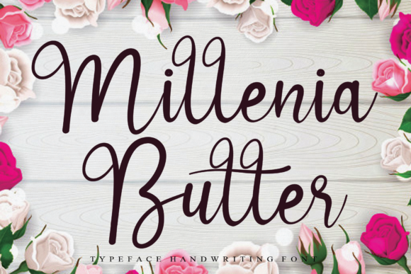Millenia Butter: A Handwritten Font for Modern Branding