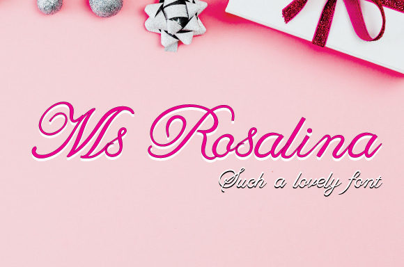 Ms Rosalina Font for Handmade Creations