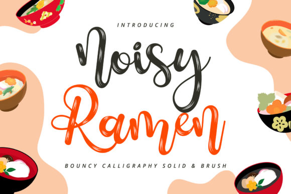 Noisy Ramen: A Playful Handwritten Font for Creative Projects
