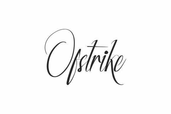 Ofstrike: A Handwritten Font That Elevates Your Craft