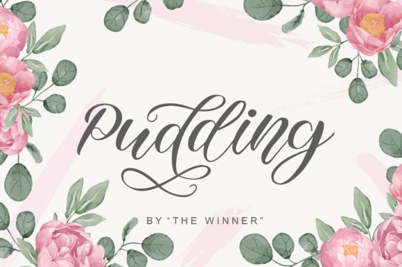 Pudding: A Handwritten Font for Modern Editorial Design
