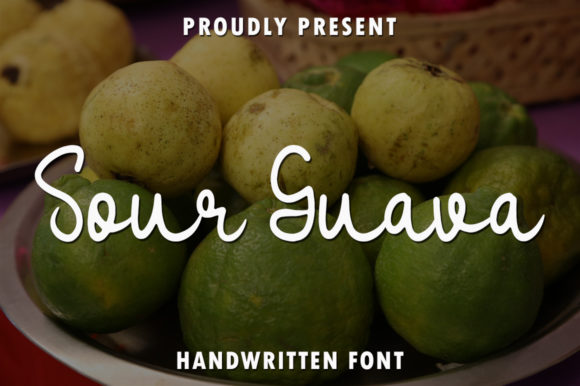 Sour Guava: A Handwritten Font for Modern Editorial Design