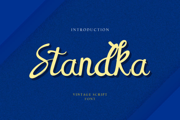 Standka: A Sweet Script Font for Handmade Creations