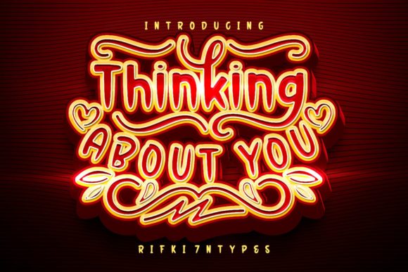 Thinking About You Font for Branding That Feels Personal