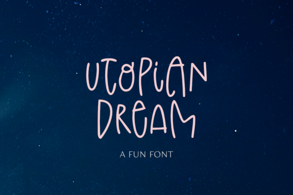 Utopian Dream: A Handwritten Font for Modern Branding