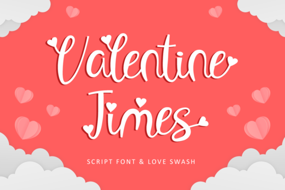 Valentine Times: A Handwritten Font for Digital Creativity