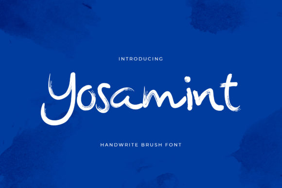 Yosamint: A Script Font for Modern Branding